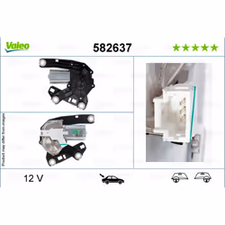 Moteur d'essuie-glace VALEO 582637