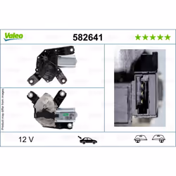 Moteur d'essuie-glace VALEO 582641