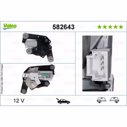 Moteur d'essuie-glace VALEO 582643