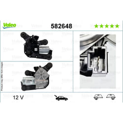 Moteur d'essuie-glace VALEO 582648