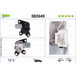 Moteur d'essuie-glace VALEO 582649