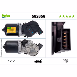 Moteur d'essuie-glace VALEO 582656