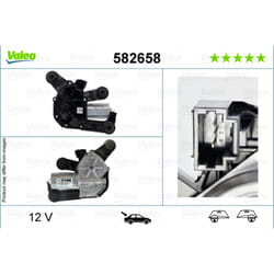 Moteur d'essuie-glace VALEO 582658