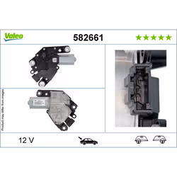 Moteur d'essuie-glace VALEO 582661