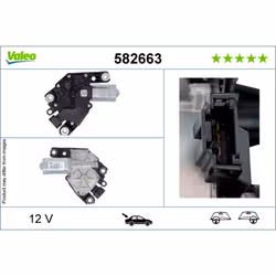 Moteur d'essuie-glace VALEO 582663
