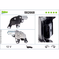 Moteur d'essuie-glace VALEO 582668