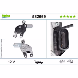 Moteur d'essuie-glace VALEO 582669