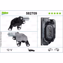 Moteur d'essuie-glace VALEO 582709
