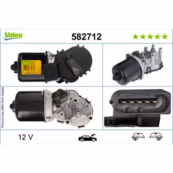 Moteur d'essuie-glace VALEO 582712