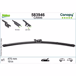 Balai d'essuie-glace CANOPY VALEO 583946