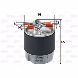 Filtre à carburant Nissan qashqai/xtr - VALEO - 587566