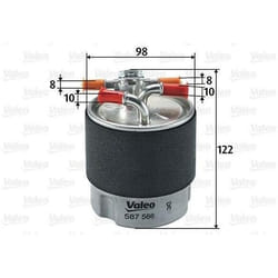 Filtre à carburant Nissan qashqai/xtr - VALEO - 587566