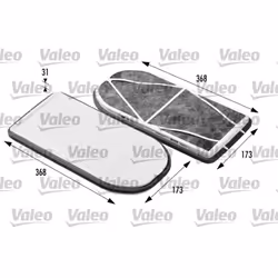 Filtre d'habitacle (filtre à pollen) VALEO 698470