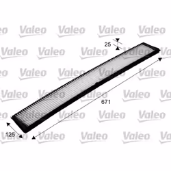 Filtre d'habitacle (filtre à pollen) VALEO 698489