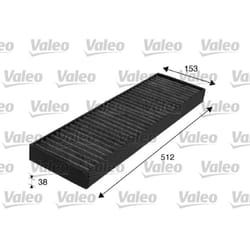 Filtre d'habitacle (filtre à pollen) VALEO PROTECT VALEO 698713