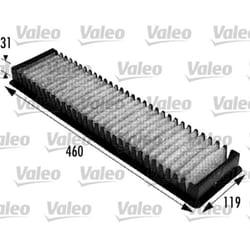 Filtre d'habitacle (filtre à pollen) VALEO 698725
