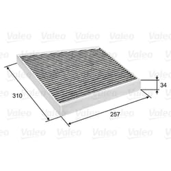 Filtre d'habitacle (filtre à pollen) VALEO PROTECT VALEO 698741