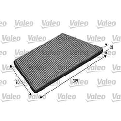 Filtre dhabitacle - VALEO - 698749 - FILTRE HAB PEUG 206 (CA)