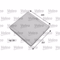 Filtre d'habitacle (filtre à pollen) VALEO ESSENTIAL VALEO 698769
