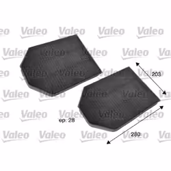 Filtre d'habitacle (filtre à pollen) VALEO PROTECT VALEO 698791