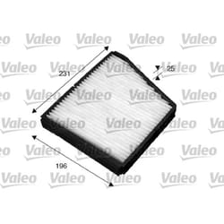 Filtre d'habitacle (filtre à pollen) VALEO ESSENTIAL VALEO 698860