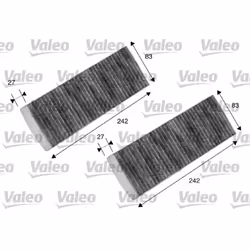 Filtre d'habitacle (filtre à pollen) VALEO PROTECT VALEO 698873