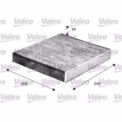 Filtre d'habitacle (filtre à pollen) VALEO PROTECT VALEO 698883