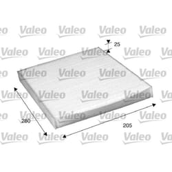 Filtre d'habitacle (filtre à pollen) VALEO 698885