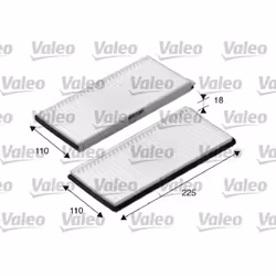 Filtre d'habitacle (filtre à pollen) VALEO 698894