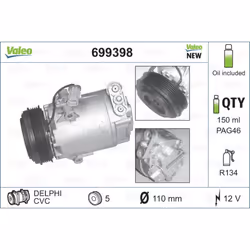 Compresseur de climatisation VALEO 699398