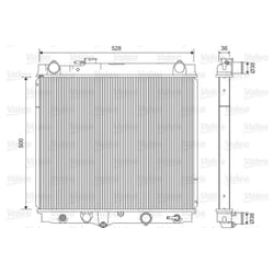 Radiateur, refroidissement moteur VALEO 701596