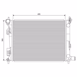 Radiateur, refroidissement moteur VALEO 701620