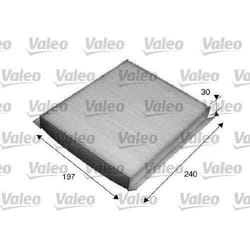 Filtre dhabitacle - VALEO - 715540 - FILTRE HAB HOND CIVIC (2006) (PA)