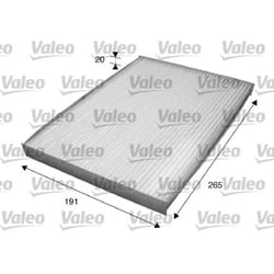 Filtre d'habitacle (filtre à pollen) VALEO ESSENTIAL VALEO 715559