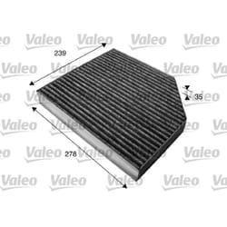 Filtre d'habitacle (filtre à pollen) VALEO 715580