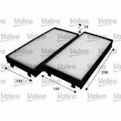 Filtre d'habitacle (filtre à pollen) VALEO 715583
