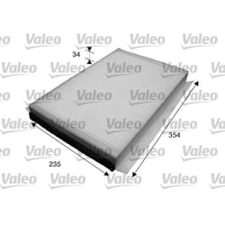 Filtre d'habitacle (filtre à pollen) VALEO 715601