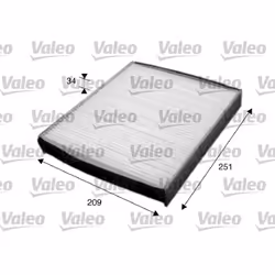 Filtre d'habitacle (filtre à pollen) VALEO 715627