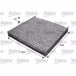 Filtre d'habitacle (filtre à pollen) VALEO PROTECT VALEO 715629