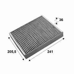 Filtre d'habitacle (filtre à pollen) VALEO 715659