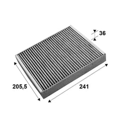 Filtre d'habitacle (filtre à pollen) VALEO 715659
