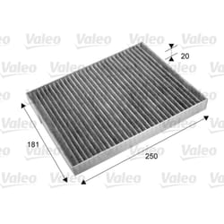 Filtre d'habitacle (filtre à pollen) VALEO PROTECT VALEO 715667
