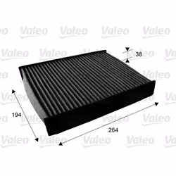 Filtre d'habitacle (filtre à pollen) VALEO 715672