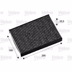 Filtre d'habitacle (filtre à pollen) VALEO 715673