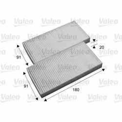 Filtre d'habitacle (filtre à pollen) VALEO 715696