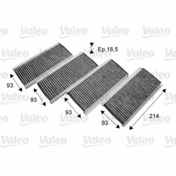Filtre d'habitacle (filtre à pollen) VALEO 715712