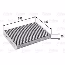 Filtre d'habitacle (filtre à pollen) VALEO 715802