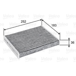 Filtre d'habitacle (filtre à pollen) VALEO 715802