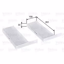 Filtre d'habitacle (filtre à pollen) VALEO ESSENTIAL VALEO 715808
