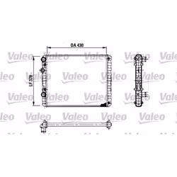 Radiateur, refroidissement moteur VALEO 730956